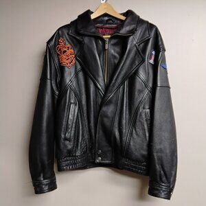 Vintage Wilson's Men's Leather Jacket Size XL #634